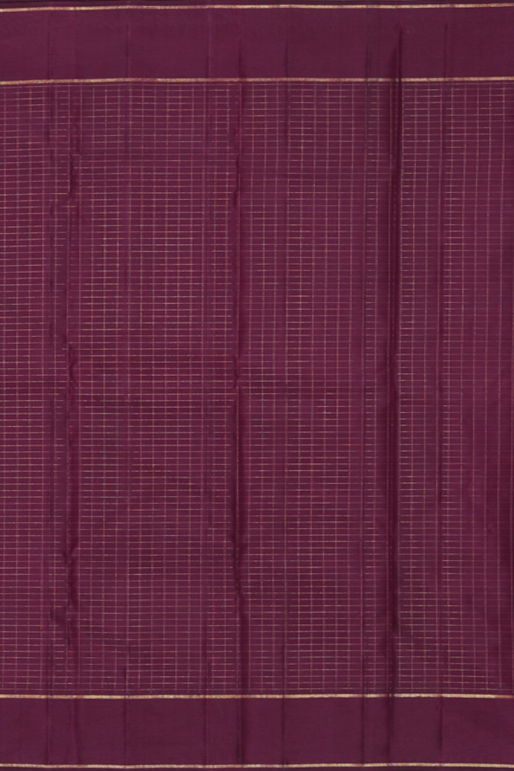 Image of Kanchipuram Silk Plum Violet Saree